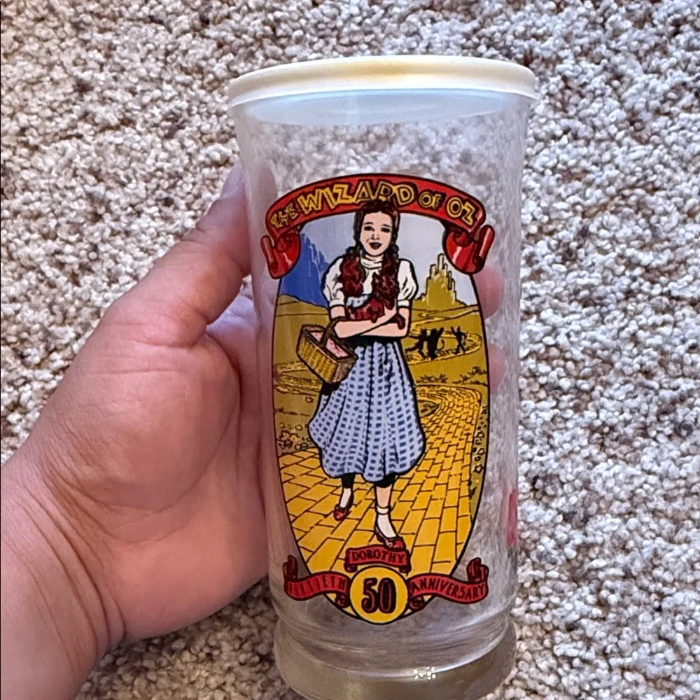 vintage 1989 Coca Cola wizard of oz drinking glass set - Picture 8 of 10